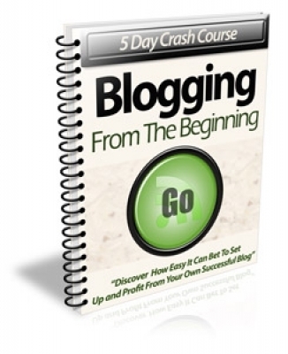 Product picture 5 Day Crash Course Blogging From The Beginning!