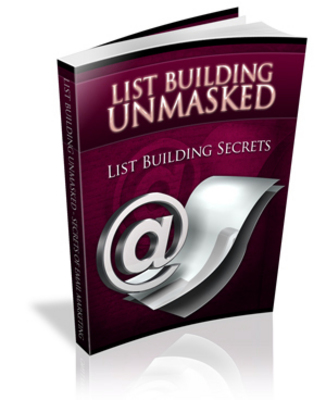 Product picture List Building Unmasked With PLR